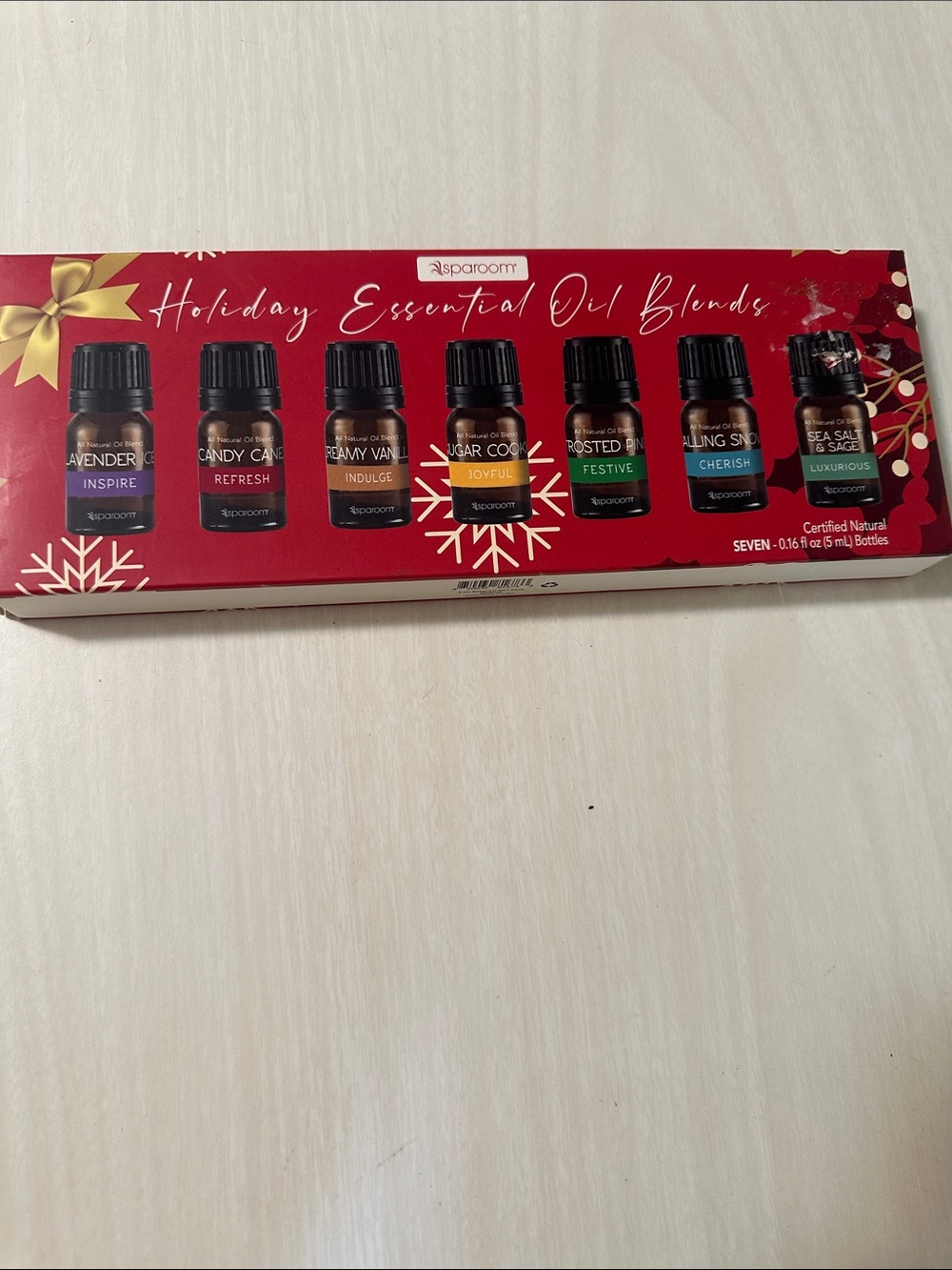 Holiday Essential Oil Blend Gift Set - Red